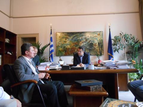 Встреча с губернатором Центральной Македонии