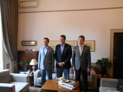 Встреча с губернатором Центральной Македонии