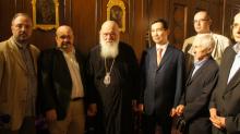 Состоялась встреча с Блаженнейшим Архиепископом Афинским и всея Эллады Иеронимом II.